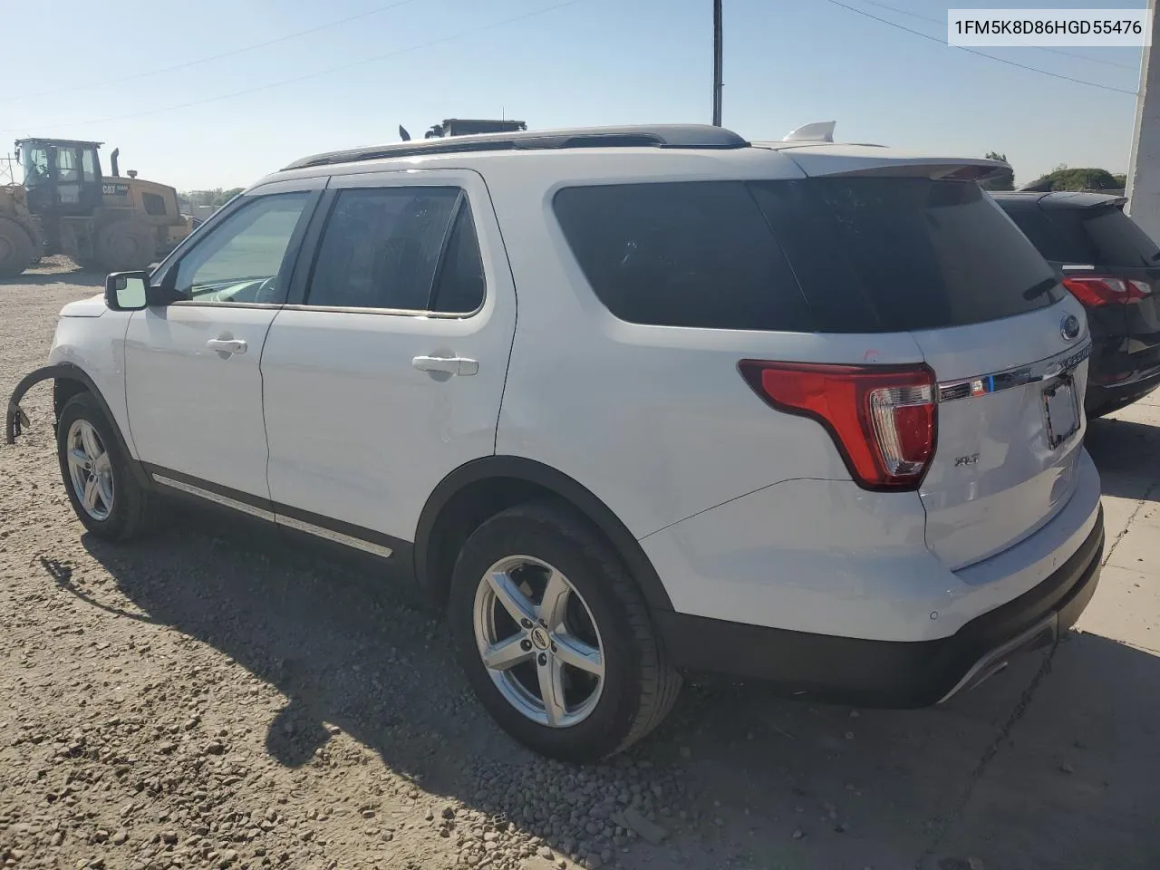 2017 Ford Explorer Xlt VIN: 1FM5K8D86HGD55476 Lot: 76085604