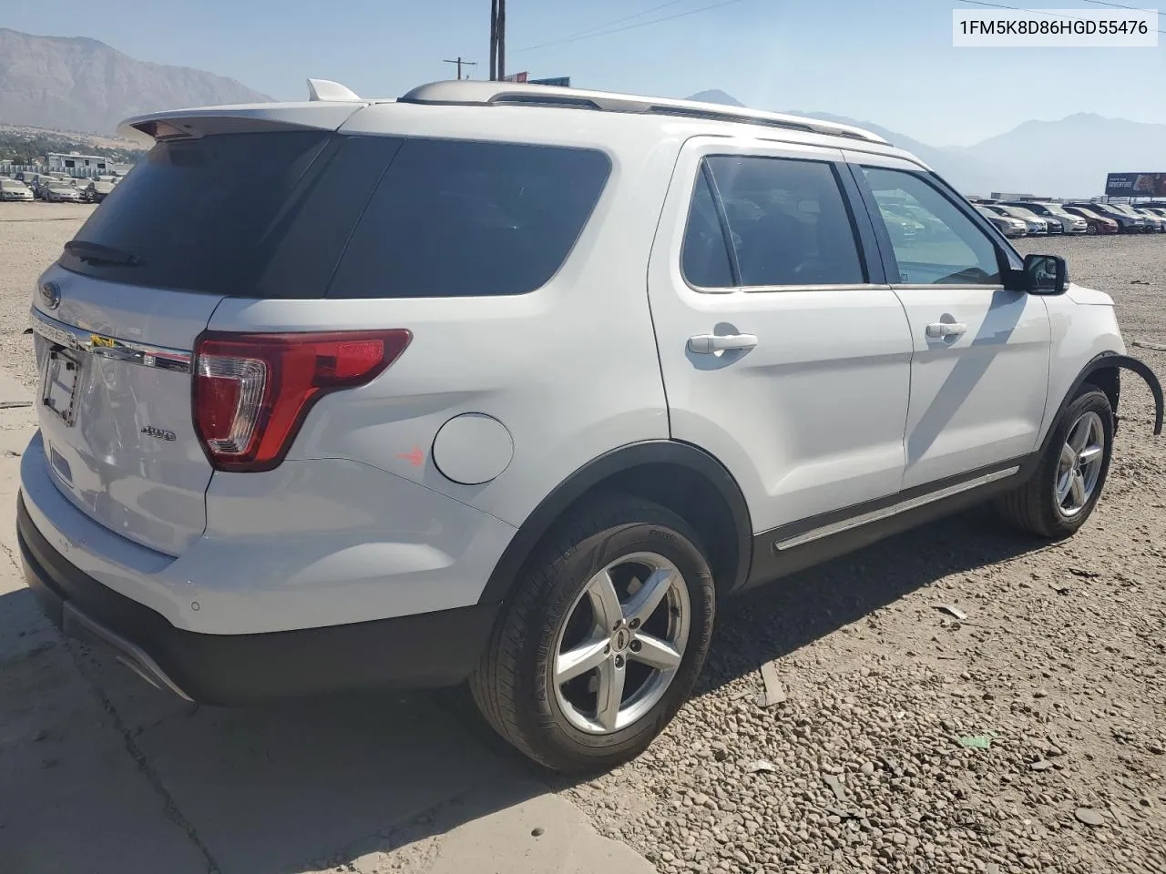 2017 Ford Explorer Xlt VIN: 1FM5K8D86HGD55476 Lot: 76085604