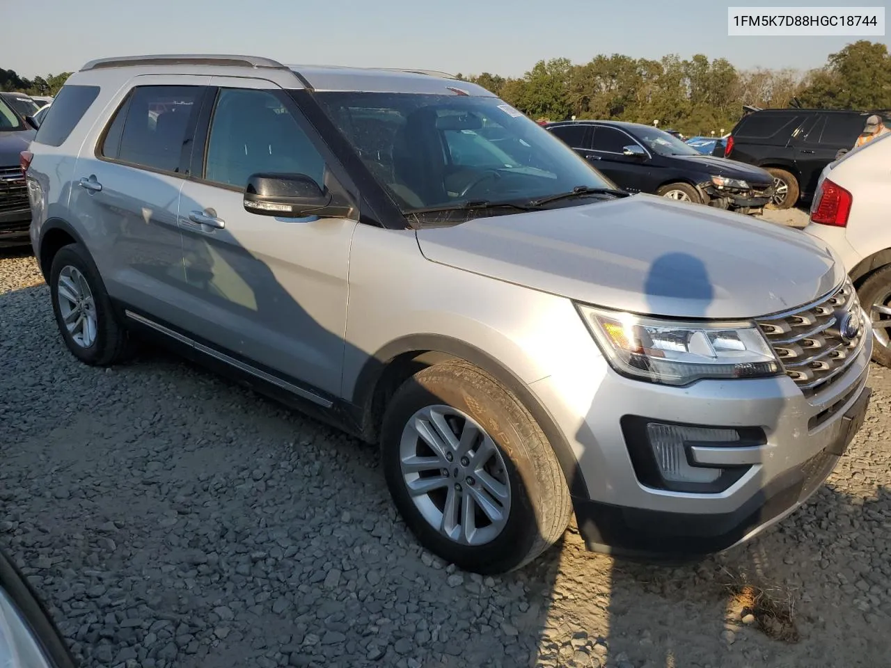 2017 Ford Explorer Xlt VIN: 1FM5K7D88HGC18744 Lot: 76090404