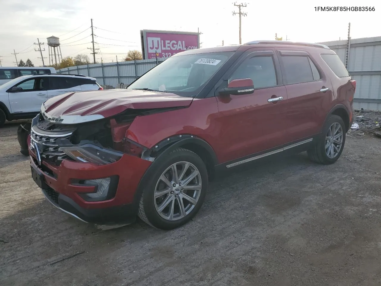 2017 Ford Explorer Limited VIN: 1FM5K8F85HGB83566 Lot: 76120824