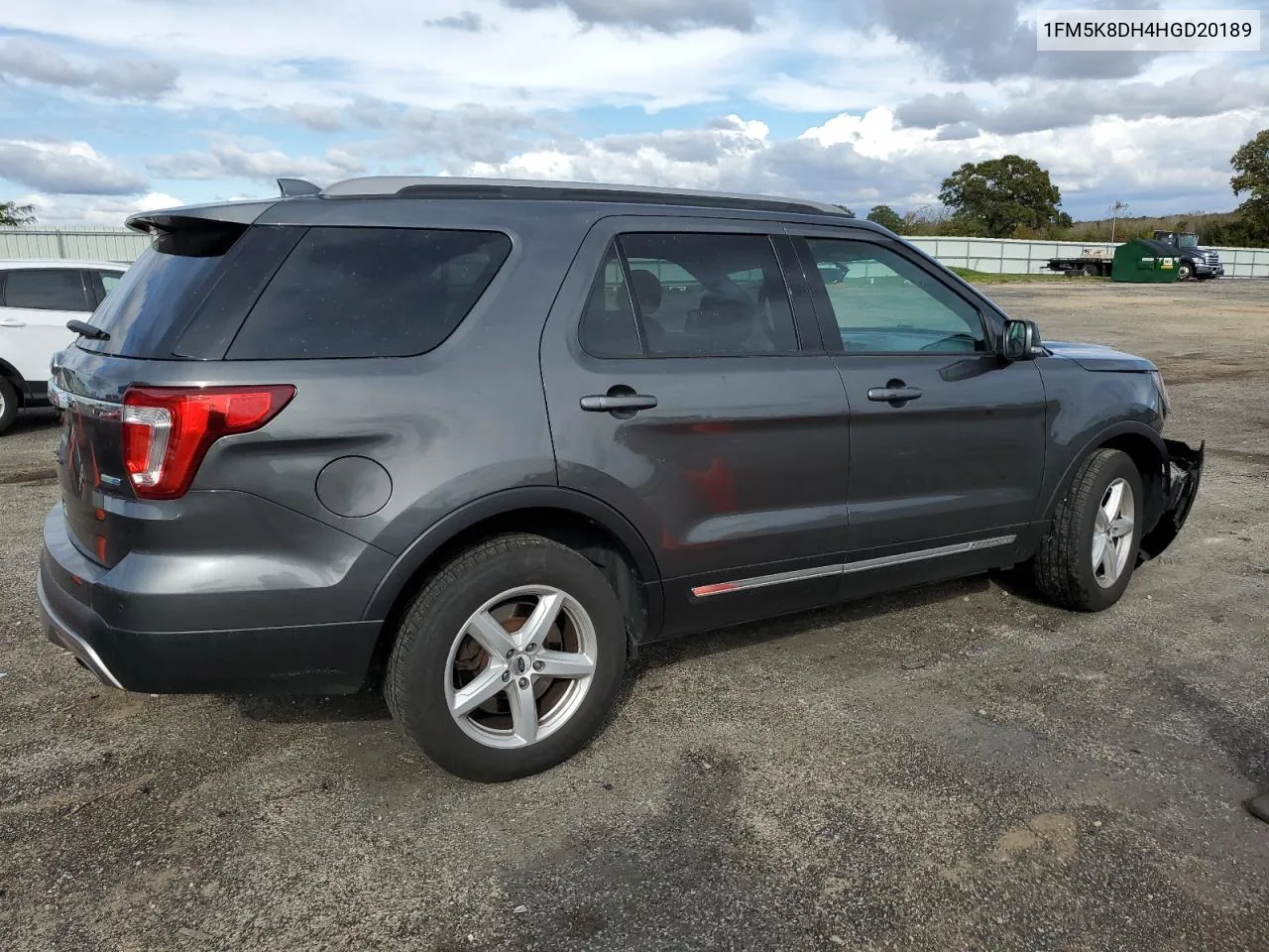 2017 Ford Explorer Xlt VIN: 1FM5K8DH4HGD20189 Lot: 76135224