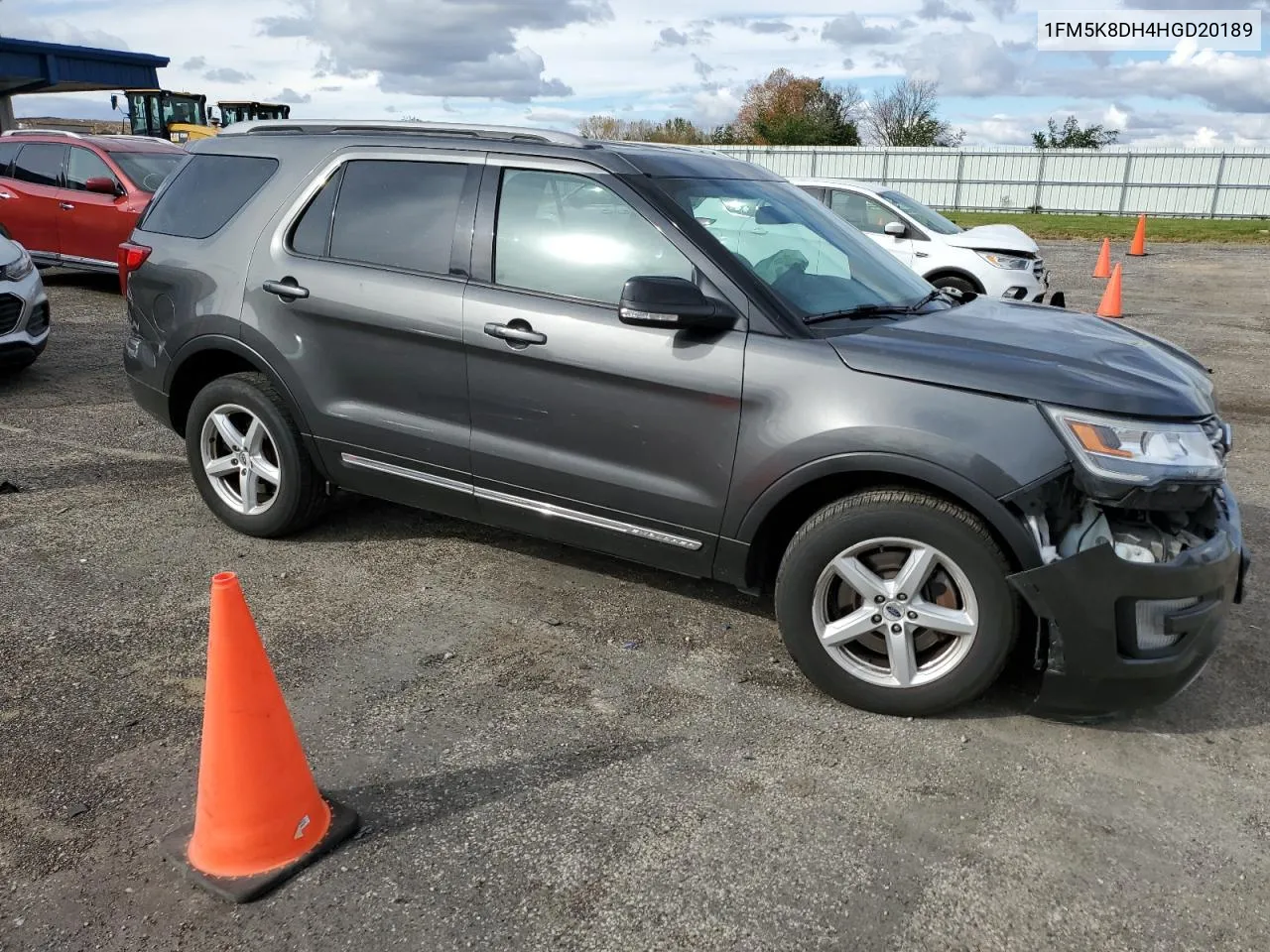 2017 Ford Explorer Xlt VIN: 1FM5K8DH4HGD20189 Lot: 76135224