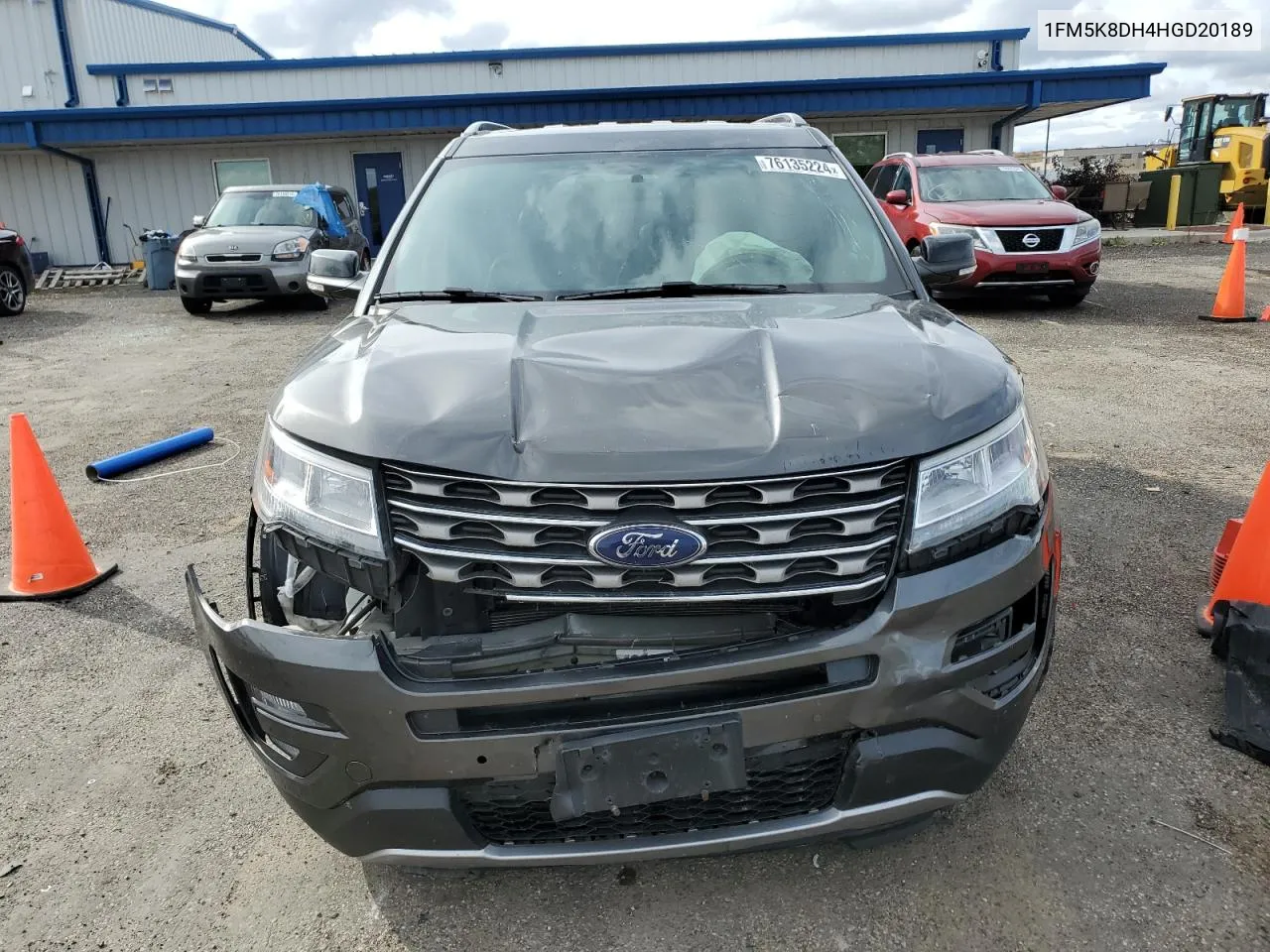 2017 Ford Explorer Xlt VIN: 1FM5K8DH4HGD20189 Lot: 76135224