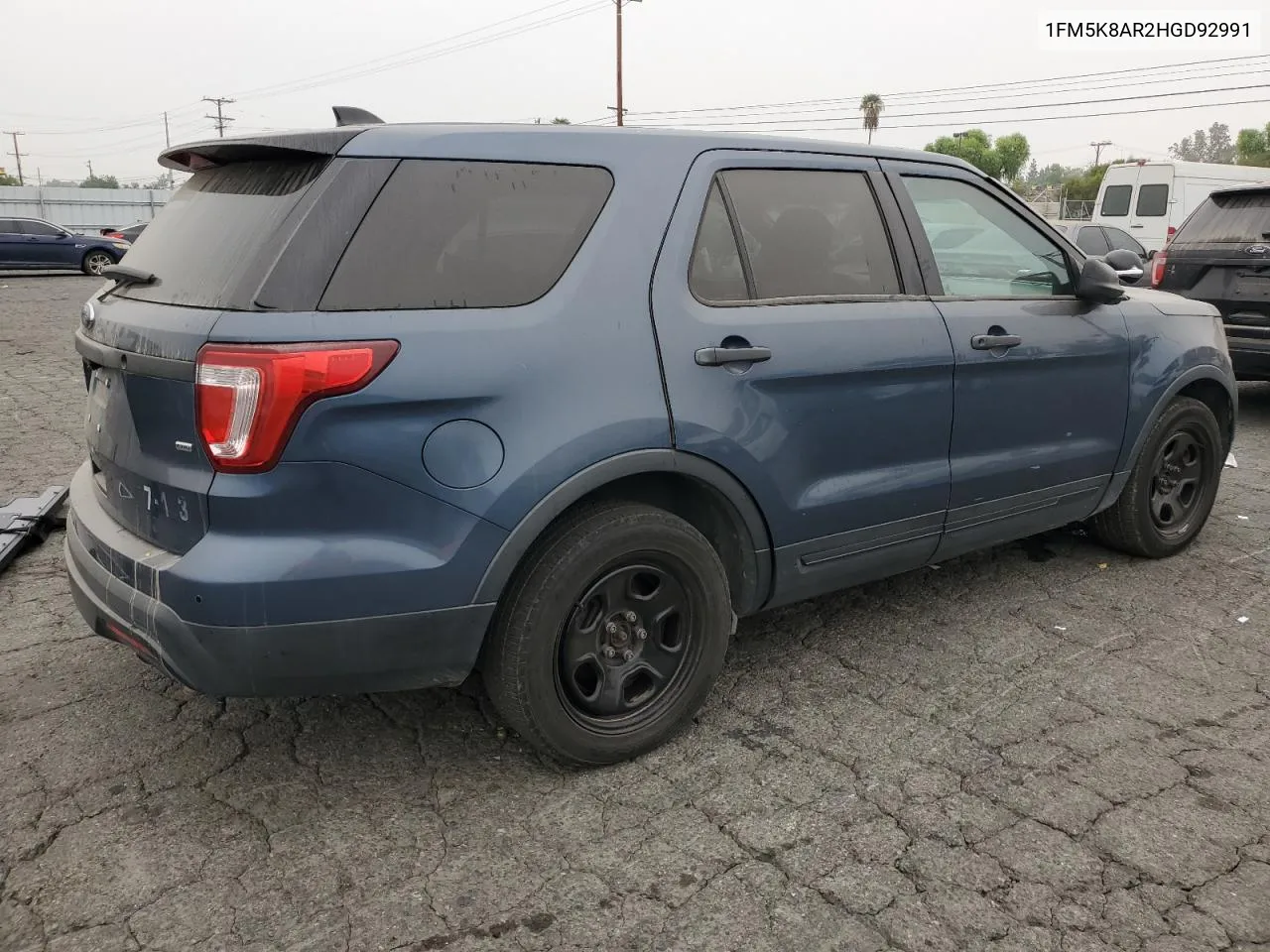 2017 Ford Explorer Police Interceptor VIN: 1FM5K8AR2HGD92991 Lot: 76135854