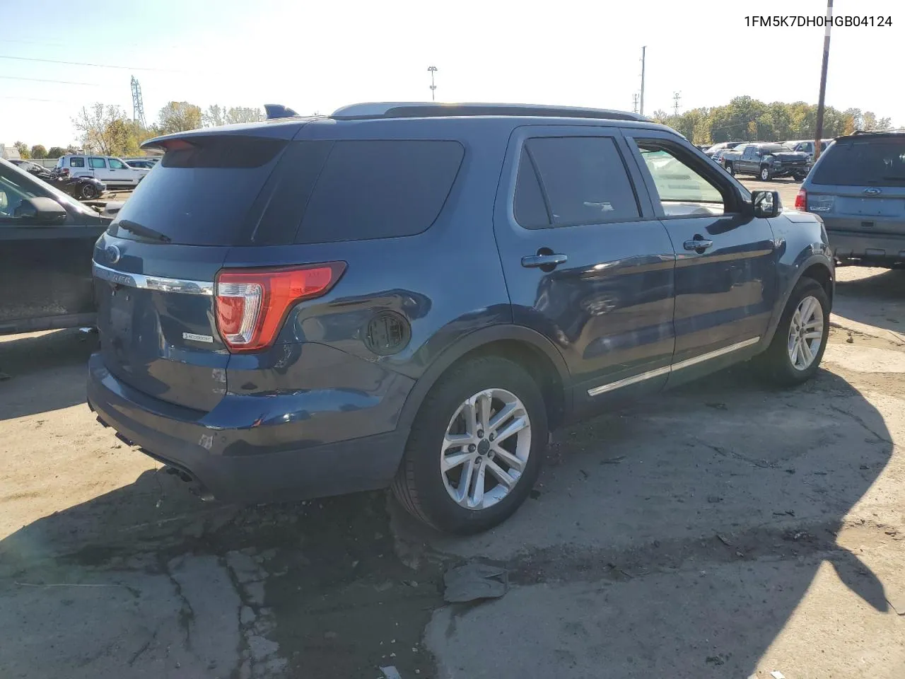 2017 Ford Explorer Xlt VIN: 1FM5K7DH0HGB04124 Lot: 76246654