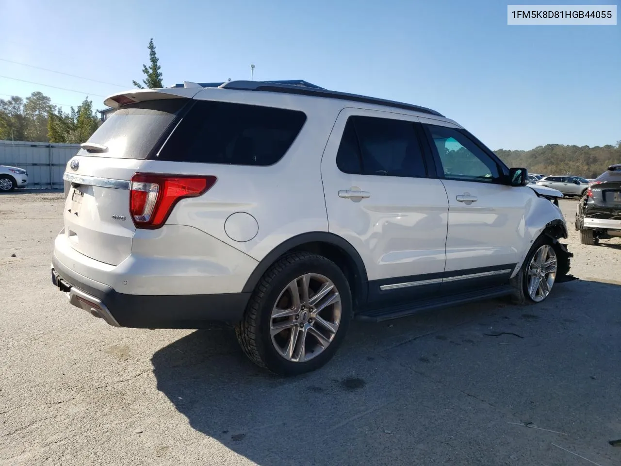 2017 Ford Explorer Xlt VIN: 1FM5K8D81HGB44055 Lot: 76247624