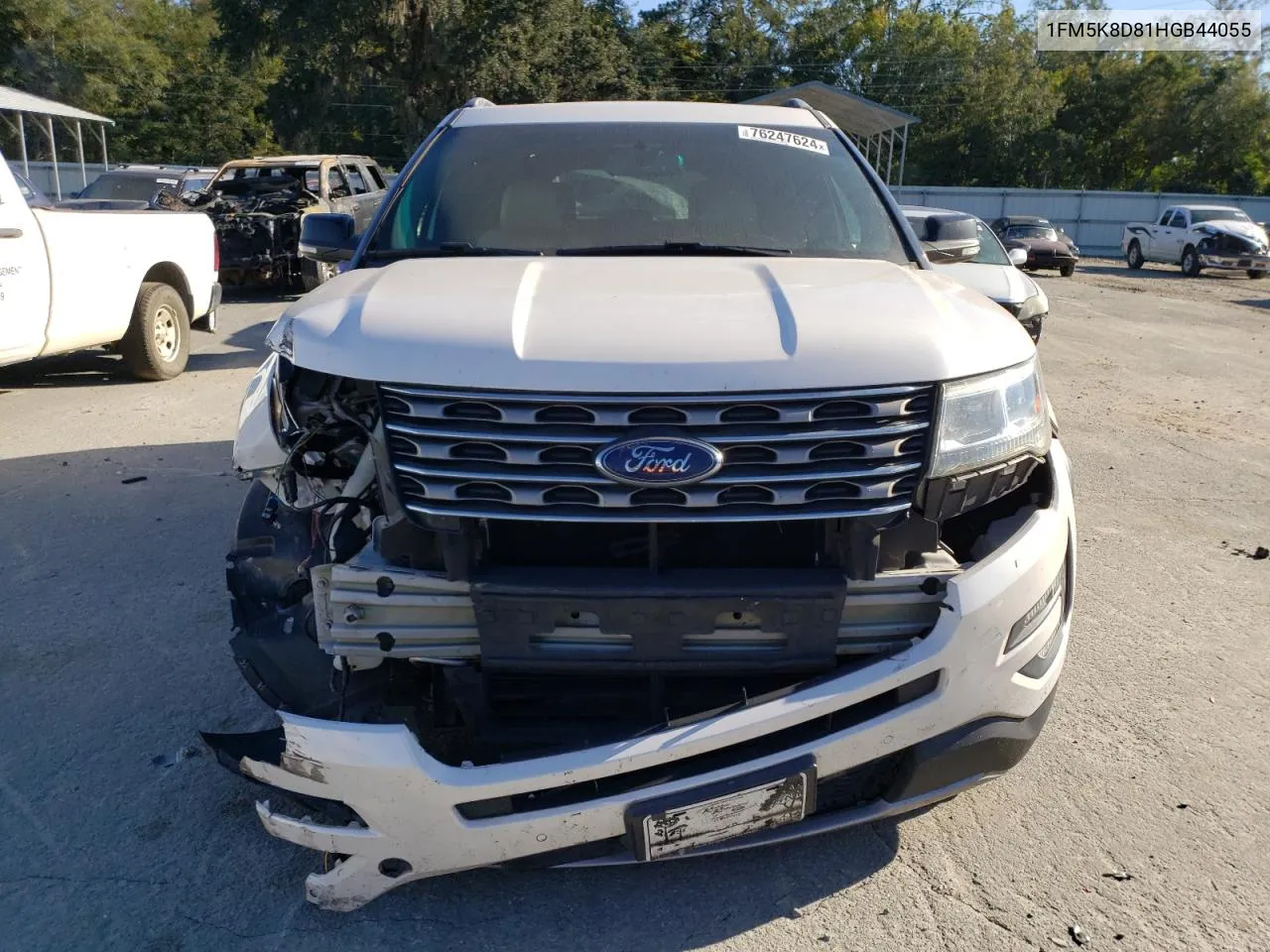 2017 Ford Explorer Xlt VIN: 1FM5K8D81HGB44055 Lot: 76247624