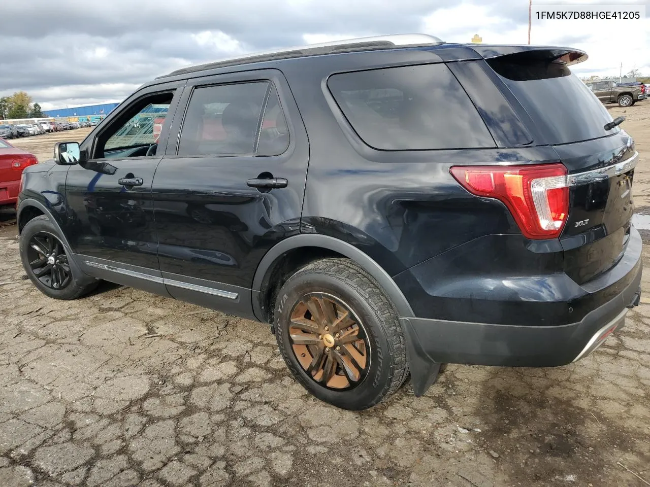 2017 Ford Explorer Xlt VIN: 1FM5K7D88HGE41205 Lot: 76251144