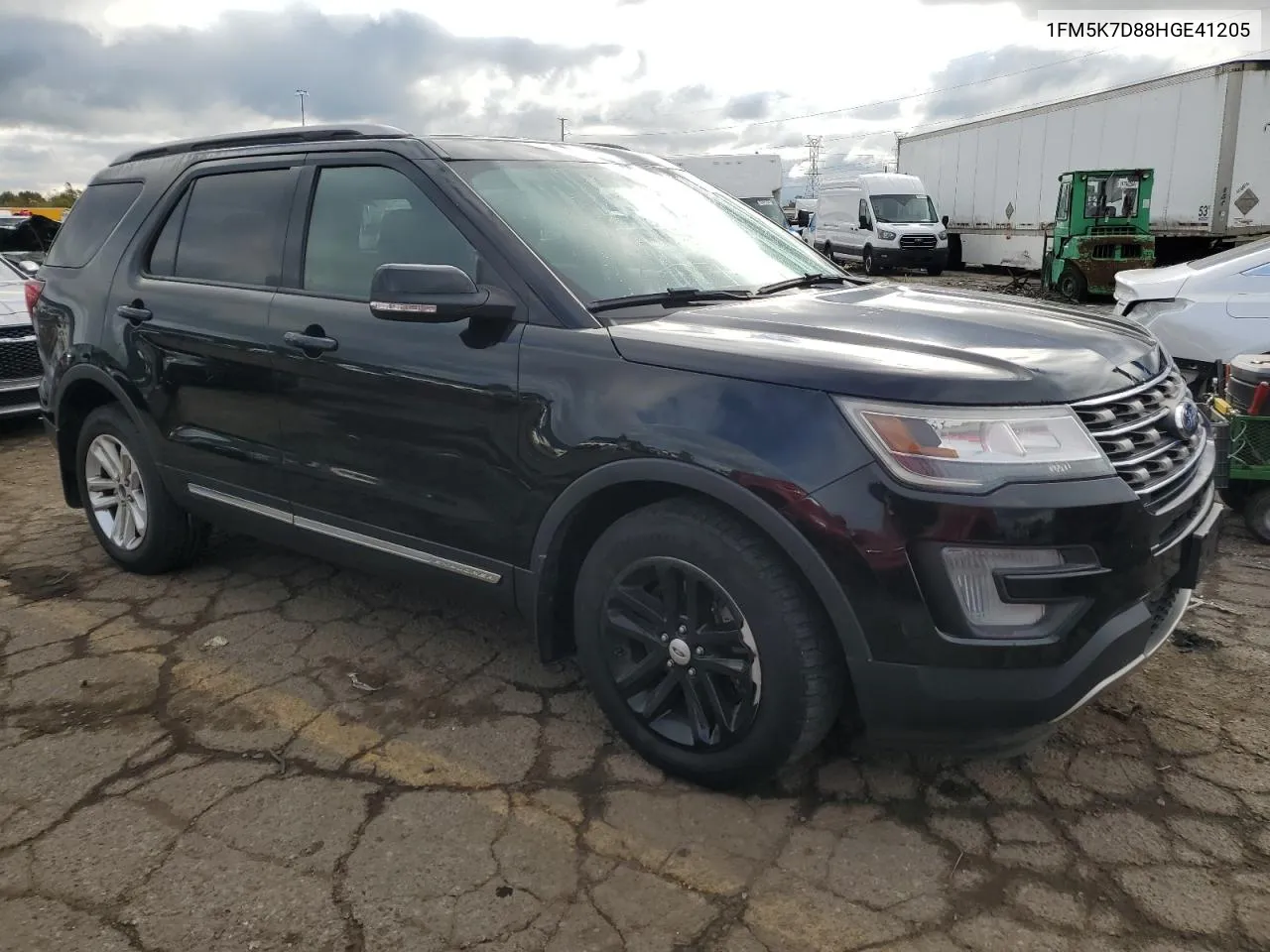 2017 Ford Explorer Xlt VIN: 1FM5K7D88HGE41205 Lot: 76251144