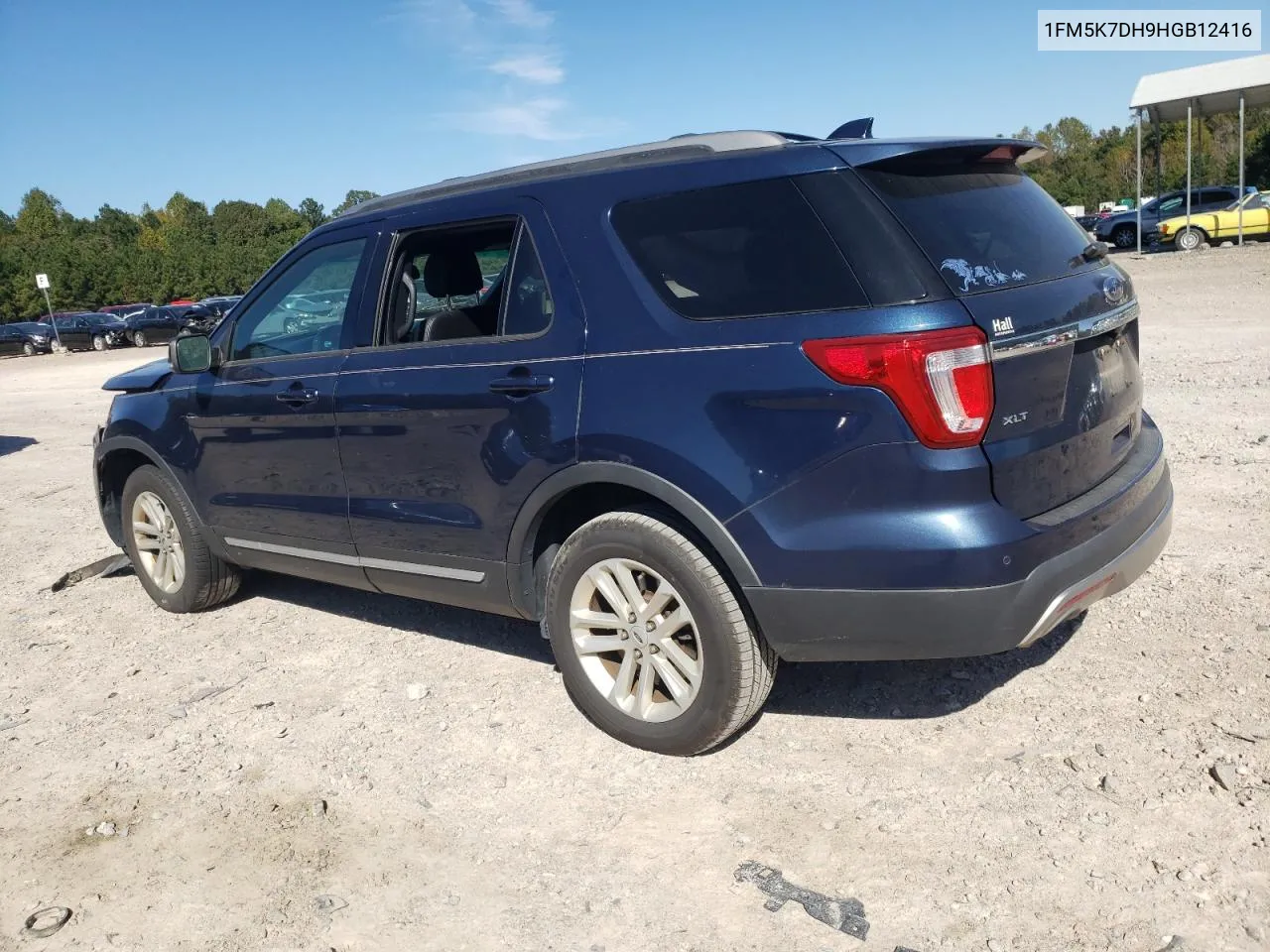 2017 Ford Explorer Xlt VIN: 1FM5K7DH9HGB12416 Lot: 76281864