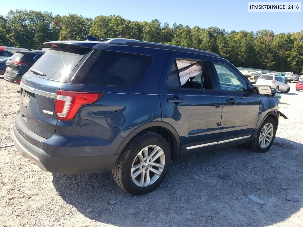 2017 Ford Explorer Xlt VIN: 1FM5K7DH9HGB12416 Lot: 76281864