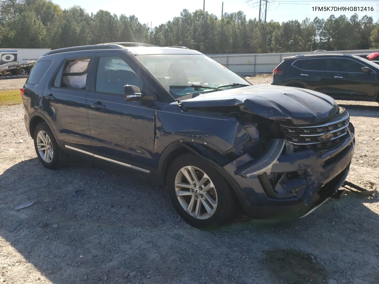 2017 Ford Explorer Xlt VIN: 1FM5K7DH9HGB12416 Lot: 76281864