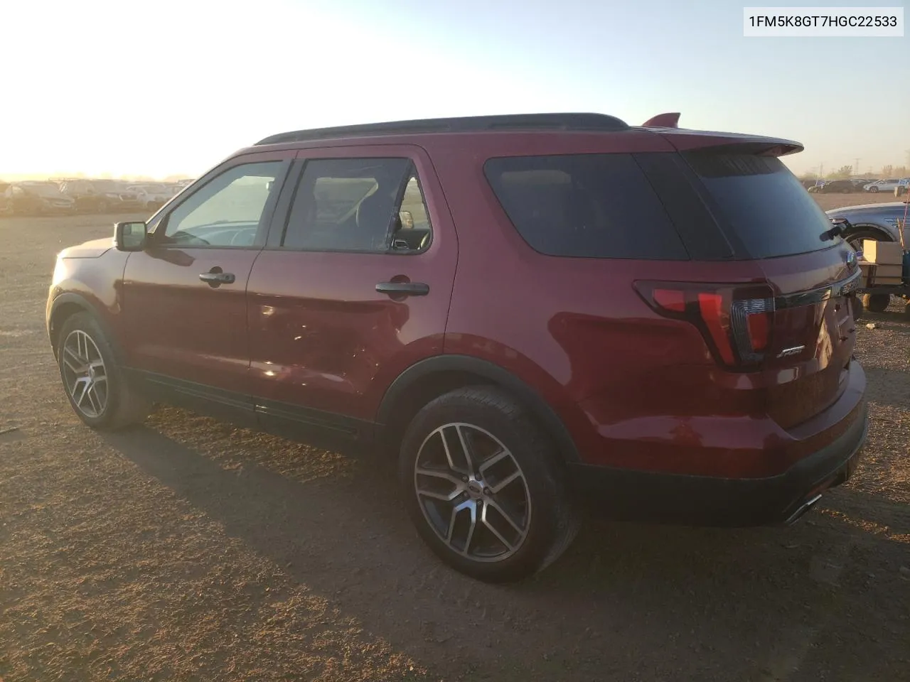 2017 Ford Explorer Sport VIN: 1FM5K8GT7HGC22533 Lot: 76506364