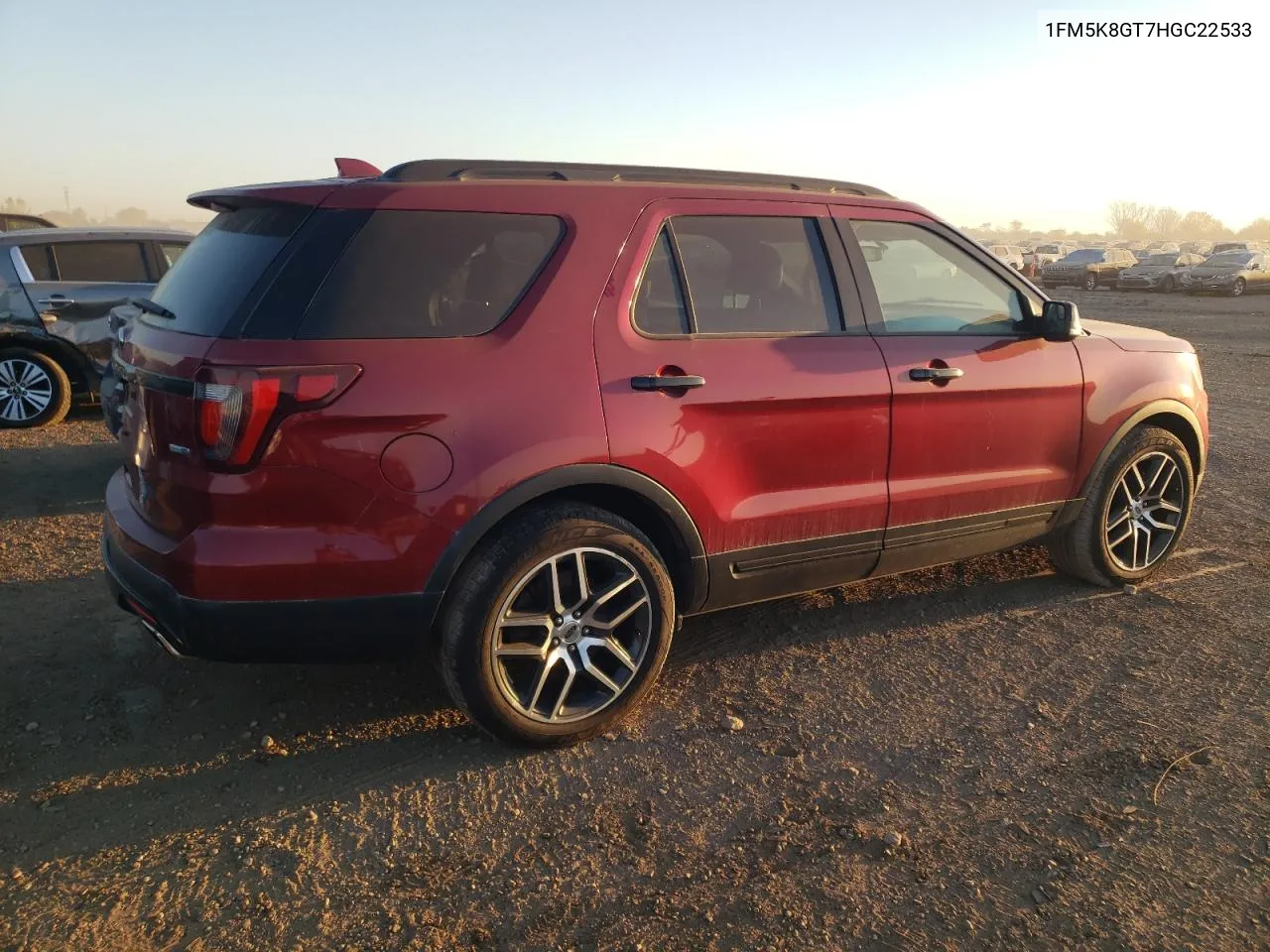 2017 Ford Explorer Sport VIN: 1FM5K8GT7HGC22533 Lot: 76506364