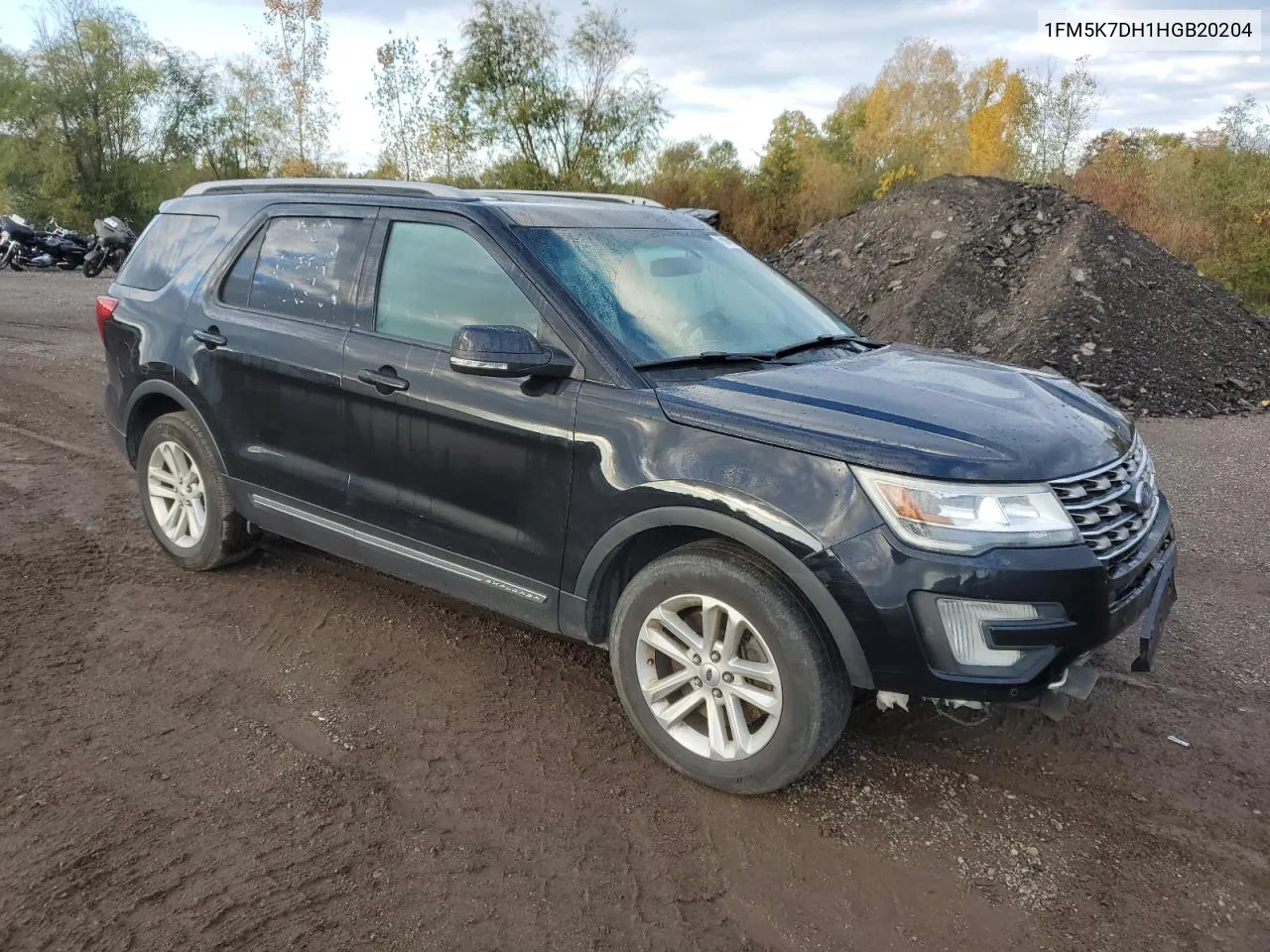 2017 Ford Explorer Xlt VIN: 1FM5K7DH1HGB20204 Lot: 76585554