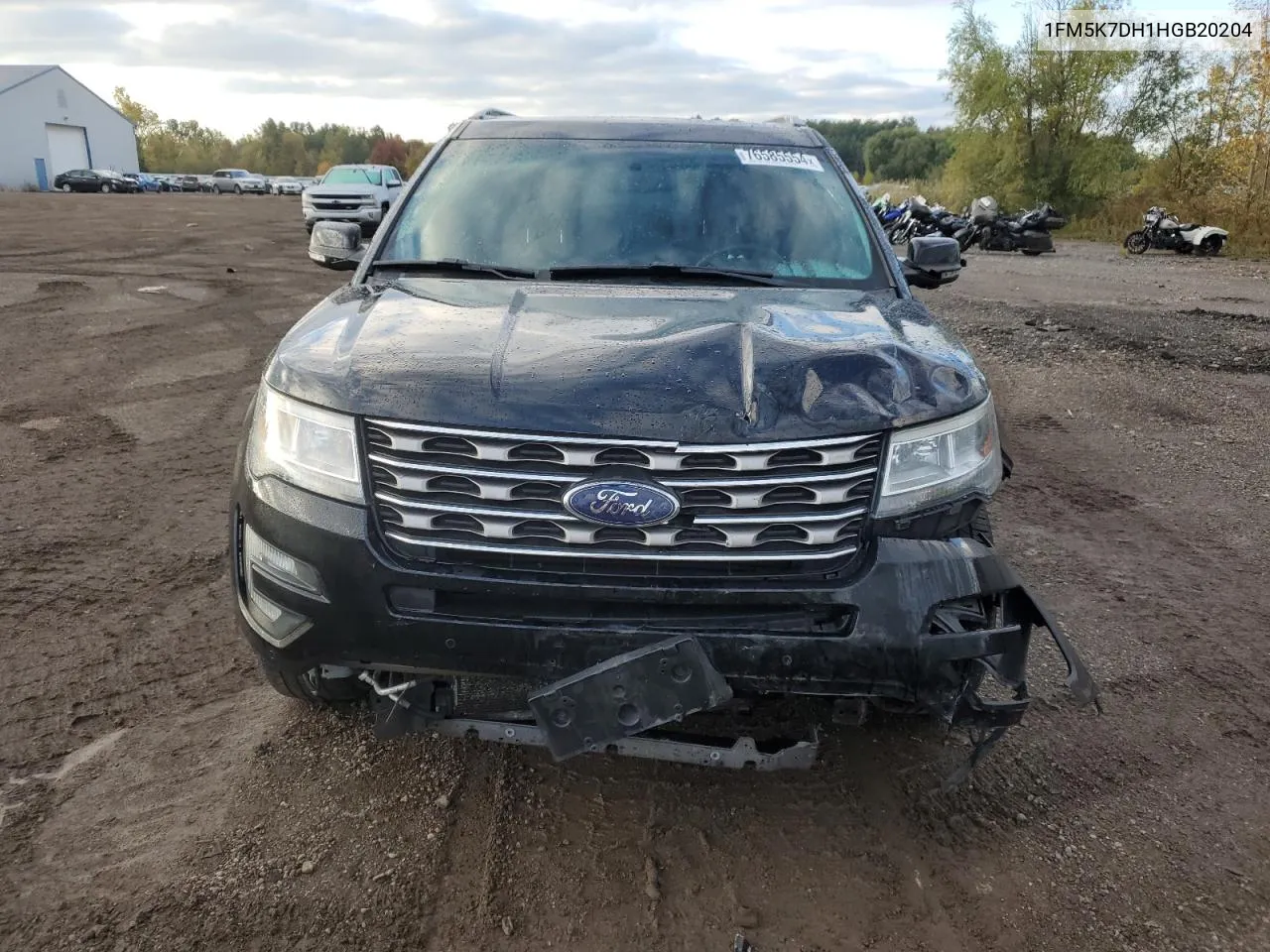 2017 Ford Explorer Xlt VIN: 1FM5K7DH1HGB20204 Lot: 76585554