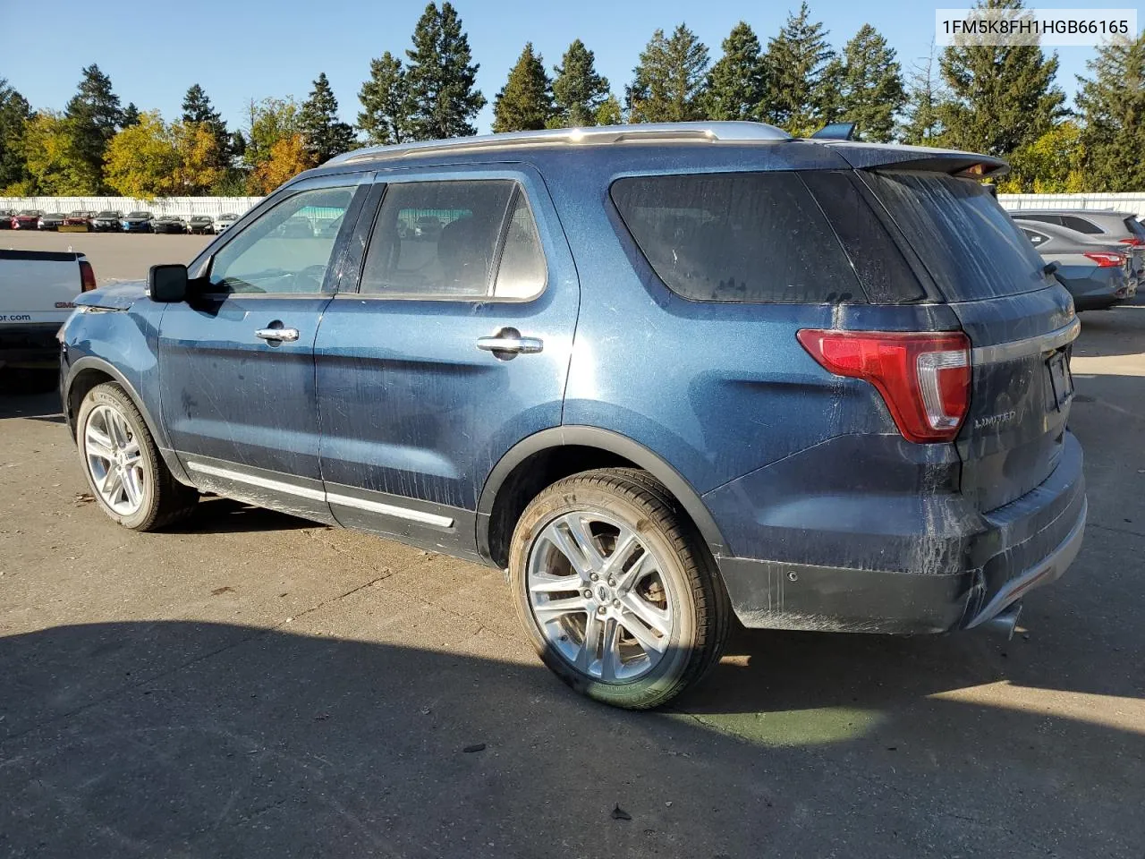 2017 Ford Explorer Limited VIN: 1FM5K8FH1HGB66165 Lot: 76666244