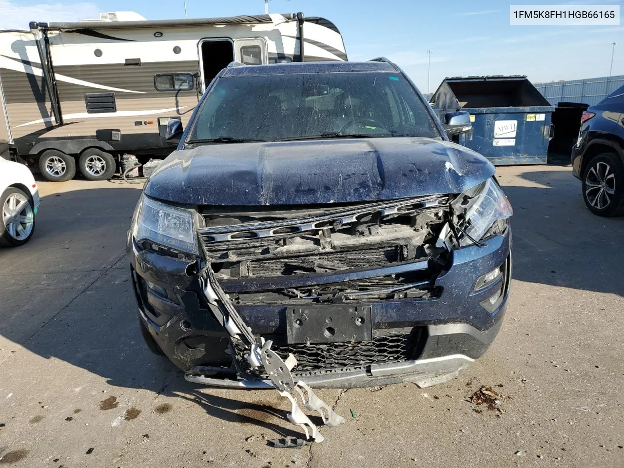 2017 Ford Explorer Limited VIN: 1FM5K8FH1HGB66165 Lot: 76666244