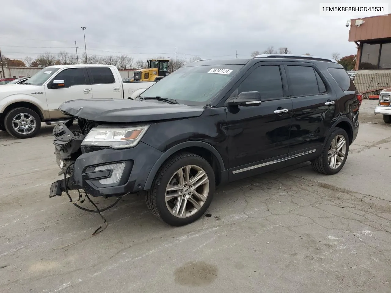 2017 Ford Explorer Limited VIN: 1FM5K8F88HGD45531 Lot: 76742734