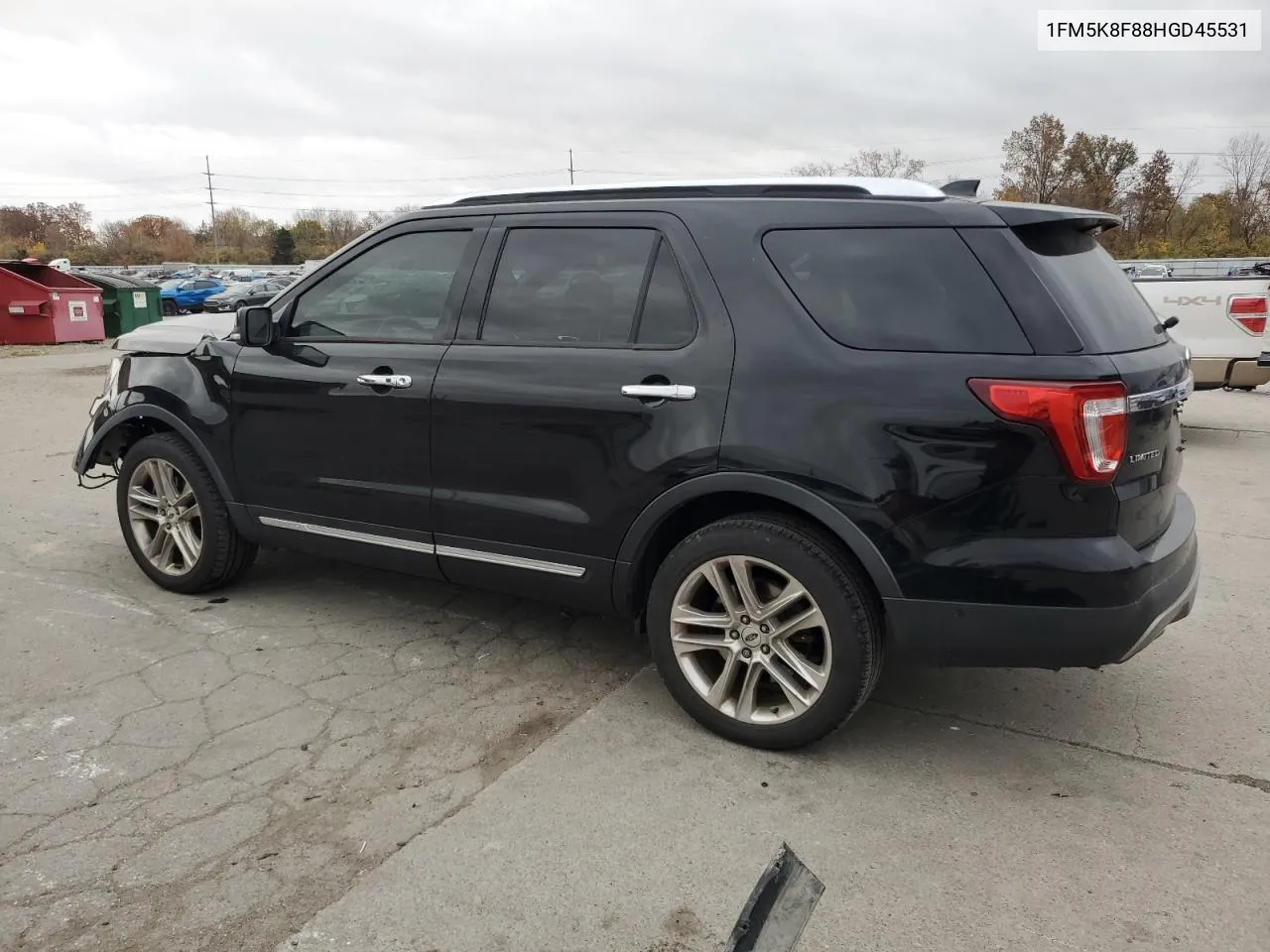 2017 Ford Explorer Limited VIN: 1FM5K8F88HGD45531 Lot: 76742734