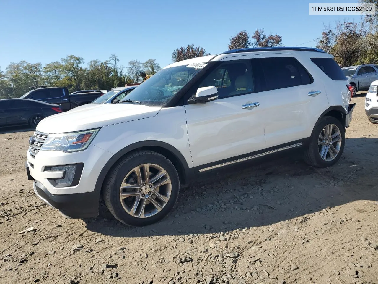 2017 Ford Explorer Limited VIN: 1FM5K8F85HGC52109 Lot: 76749244