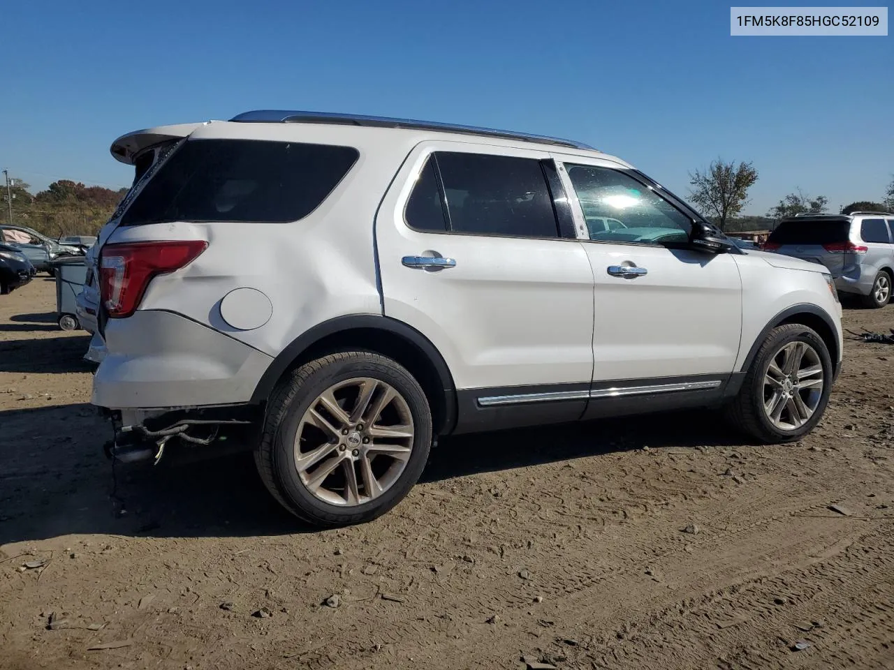 2017 Ford Explorer Limited VIN: 1FM5K8F85HGC52109 Lot: 76749244