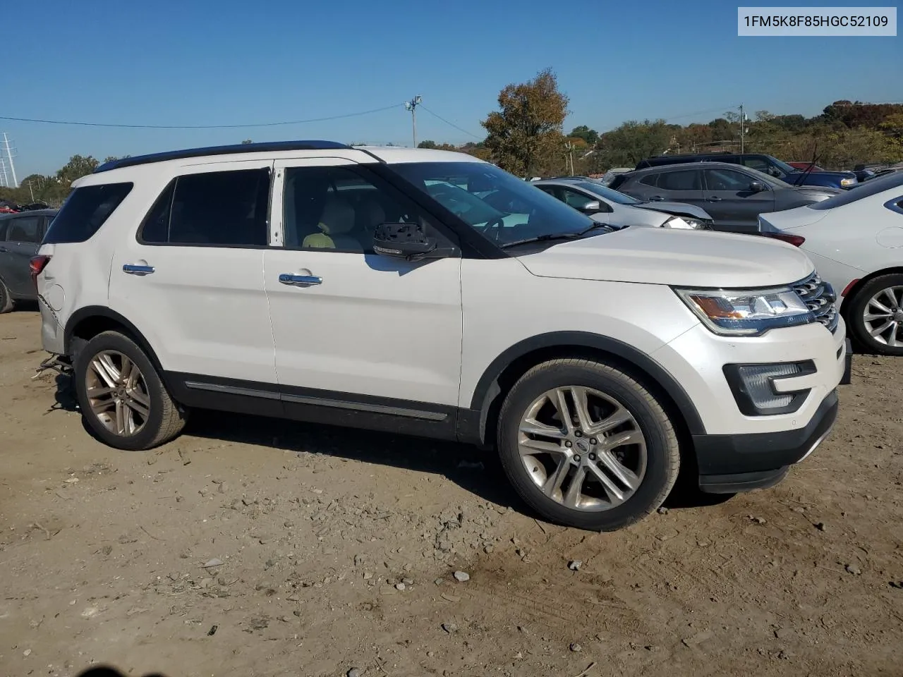 2017 Ford Explorer Limited VIN: 1FM5K8F85HGC52109 Lot: 76749244