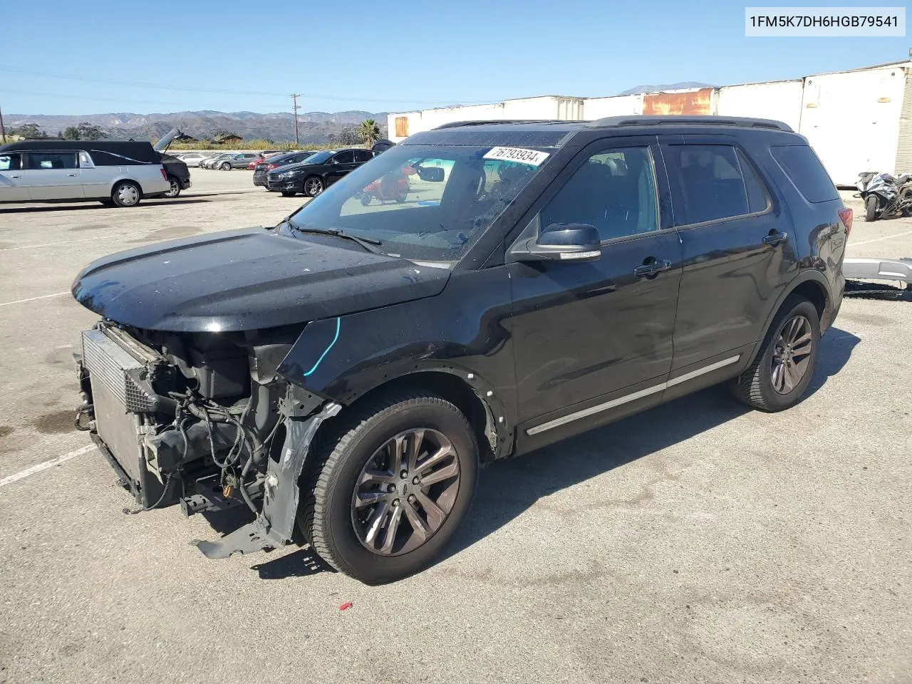 2017 Ford Explorer Xlt VIN: 1FM5K7DH6HGB79541 Lot: 76793934