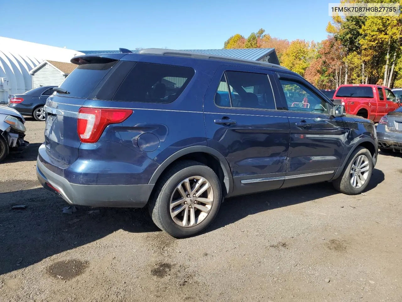 2017 Ford Explorer Xlt VIN: 1FM5K7D87HGB27755 Lot: 76809064