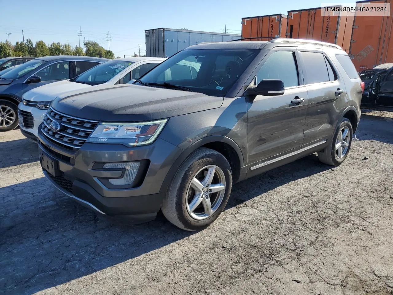 2017 Ford Explorer Xlt VIN: 1FM5K8D84HGA21284 Lot: 76810844