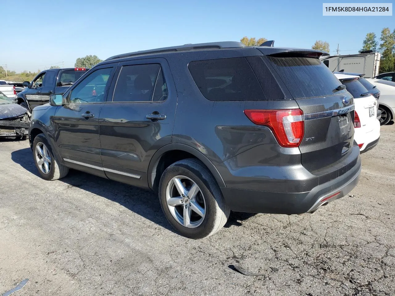 2017 Ford Explorer Xlt VIN: 1FM5K8D84HGA21284 Lot: 76810844