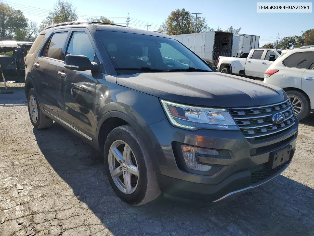 2017 Ford Explorer Xlt VIN: 1FM5K8D84HGA21284 Lot: 76810844