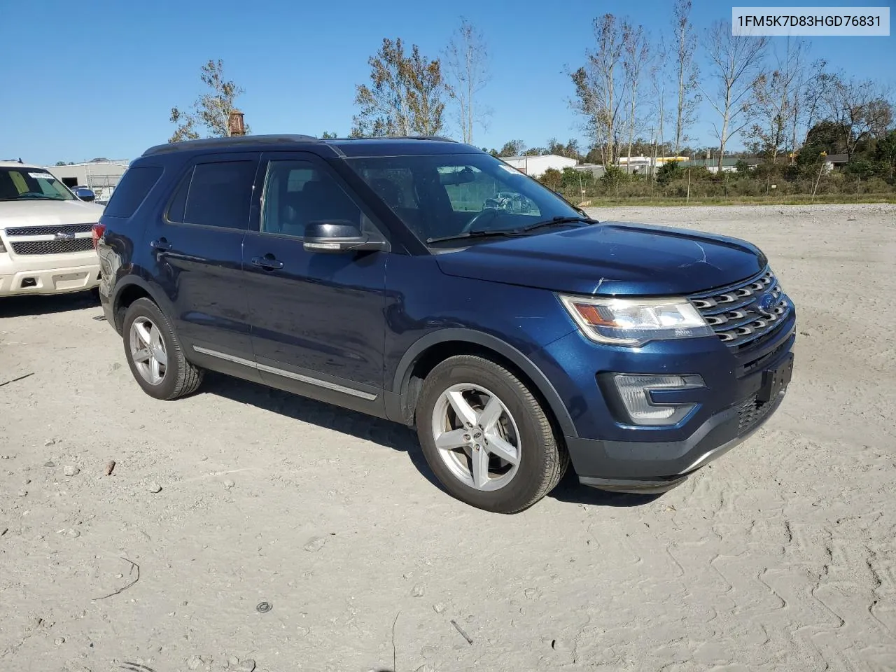 2017 Ford Explorer Xlt VIN: 1FM5K7D83HGD76831 Lot: 76843194