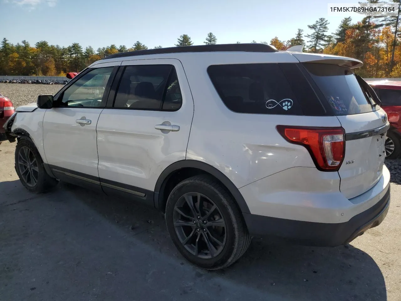 2017 Ford Explorer Xlt VIN: 1FM5K7D89HGA73164 Lot: 76898084