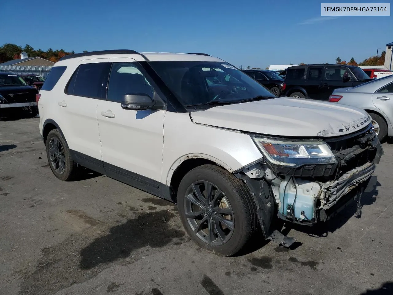 2017 Ford Explorer Xlt VIN: 1FM5K7D89HGA73164 Lot: 76898084