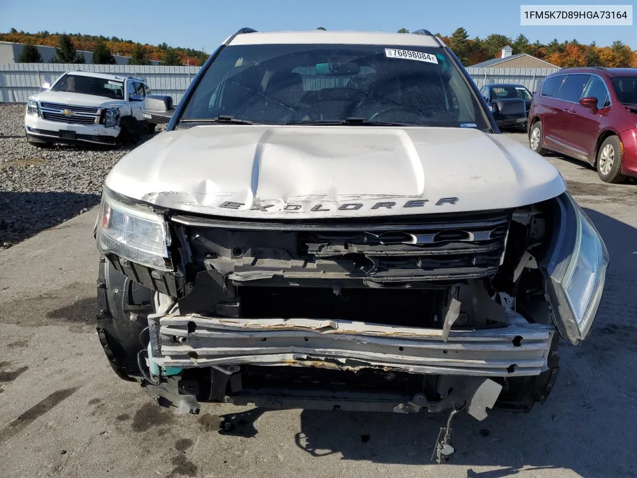 2017 Ford Explorer Xlt VIN: 1FM5K7D89HGA73164 Lot: 76898084