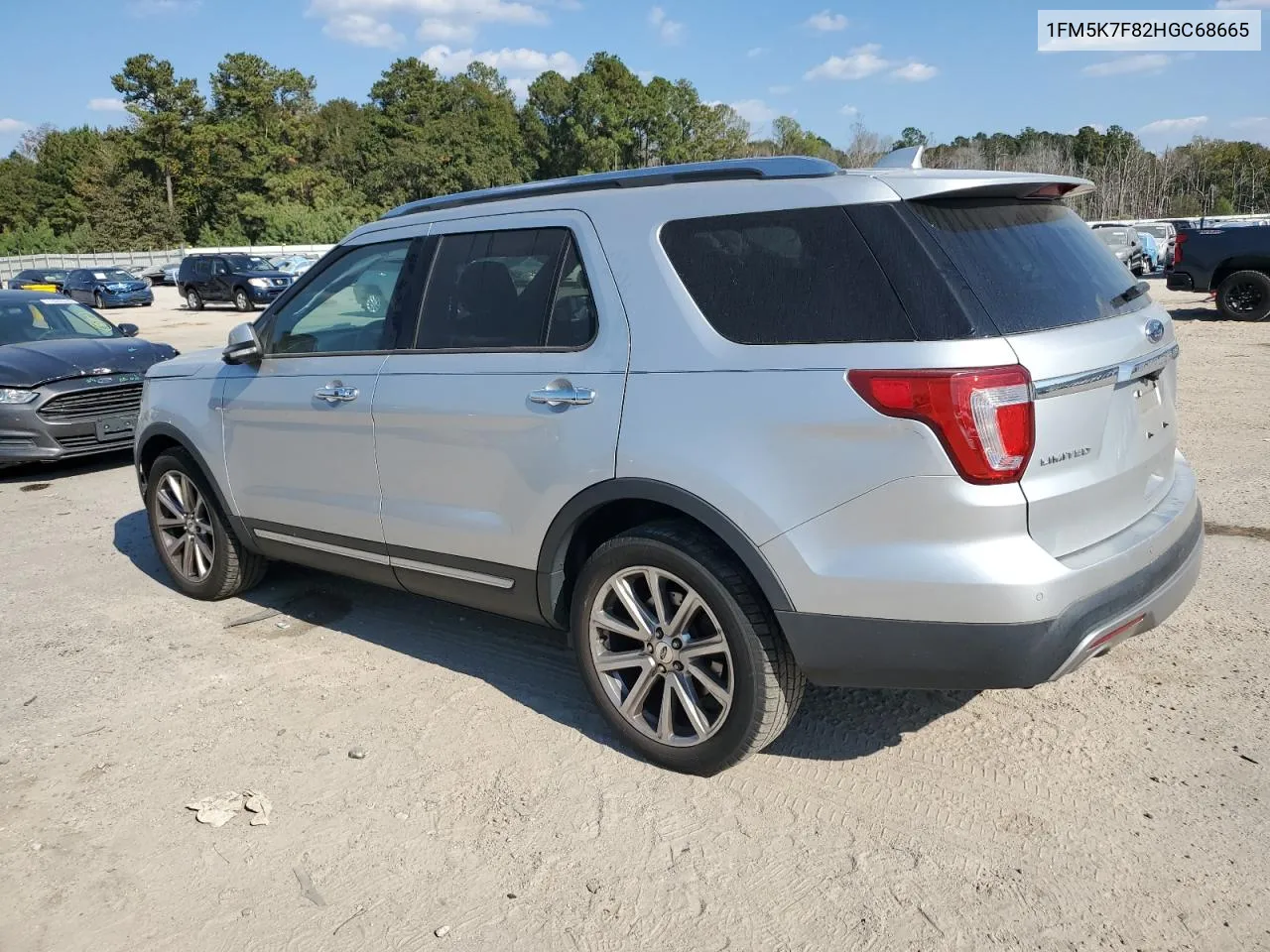 2017 Ford Explorer Limited VIN: 1FM5K7F82HGC68665 Lot: 76977934