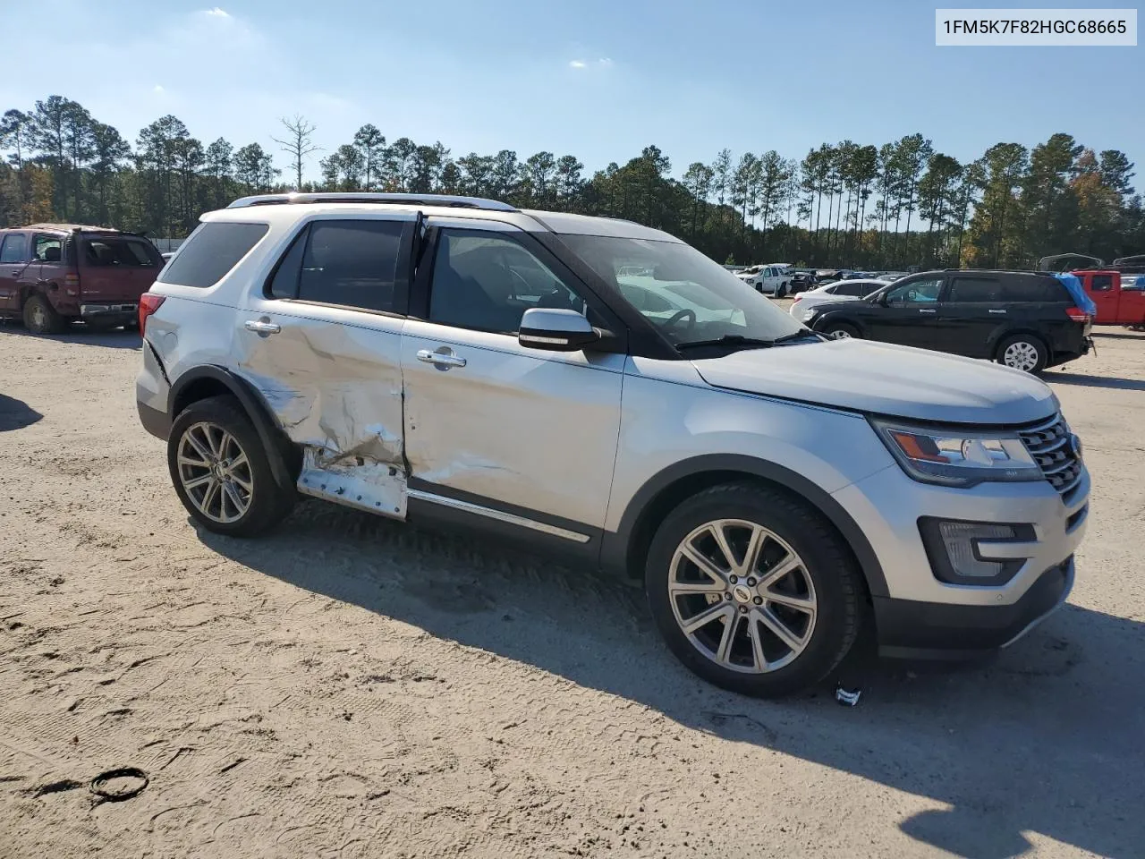 2017 Ford Explorer Limited VIN: 1FM5K7F82HGC68665 Lot: 76977934