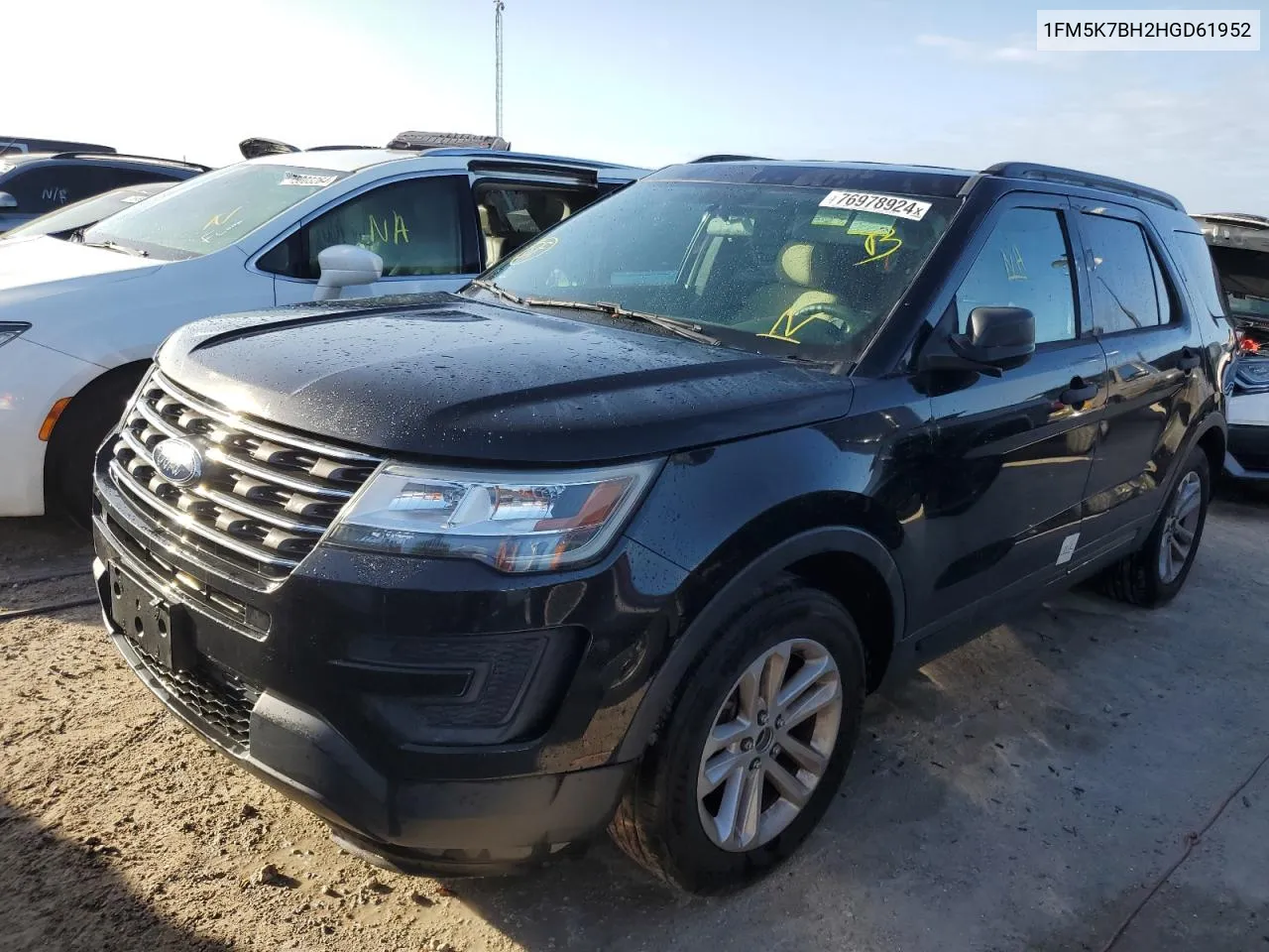 2017 Ford Explorer VIN: 1FM5K7BH2HGD61952 Lot: 76978924