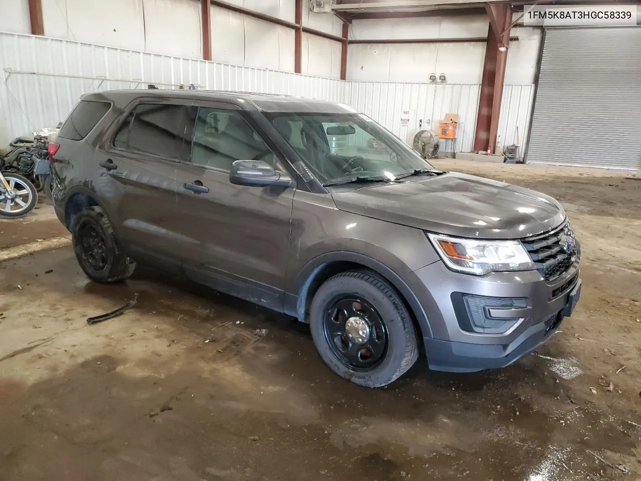 2017 Ford Explorer Police Interceptor VIN: 1FM5K8AT3HGC58339 Lot: 76998744