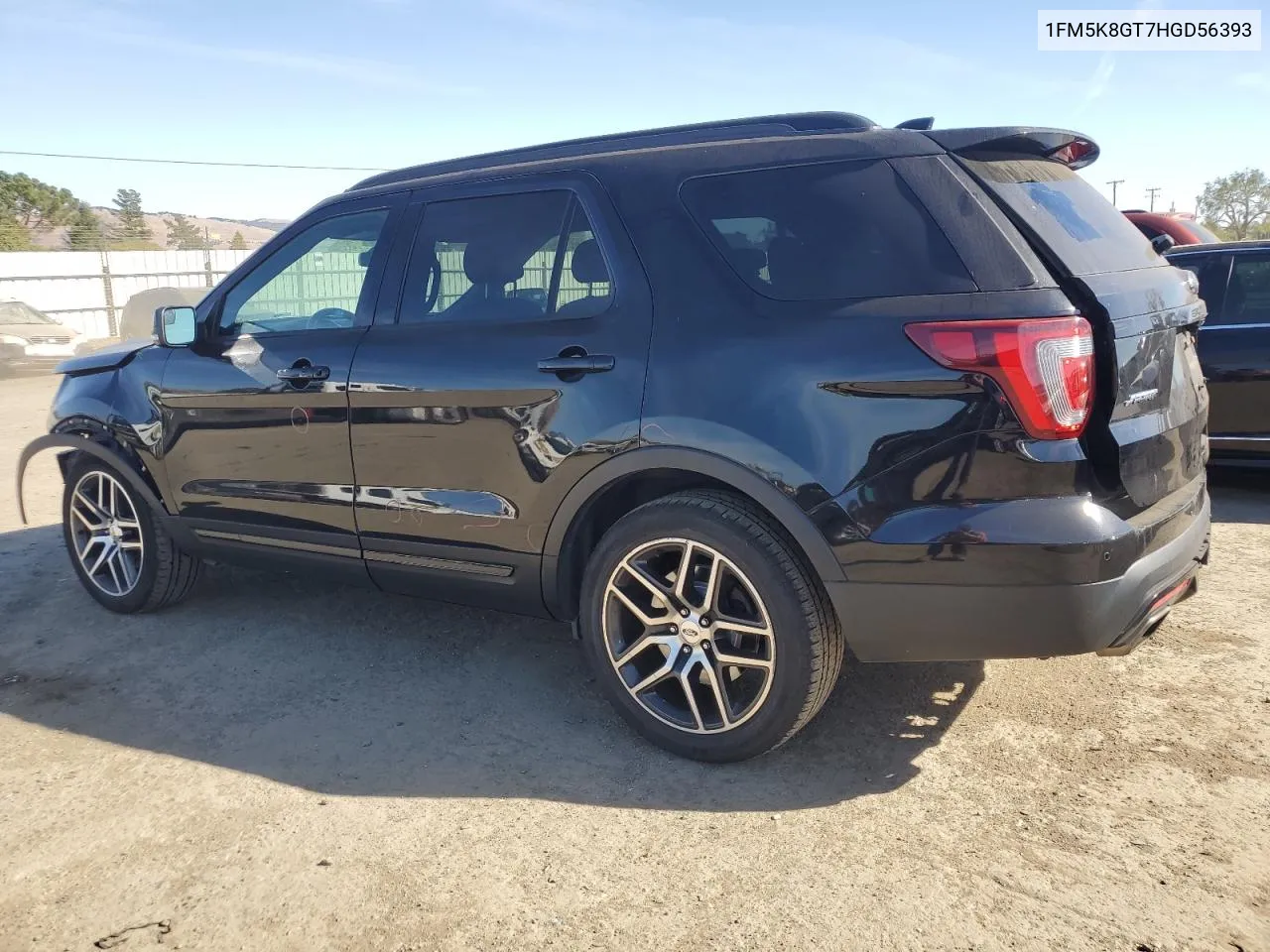 2017 Ford Explorer Sport VIN: 1FM5K8GT7HGD56393 Lot: 77003314