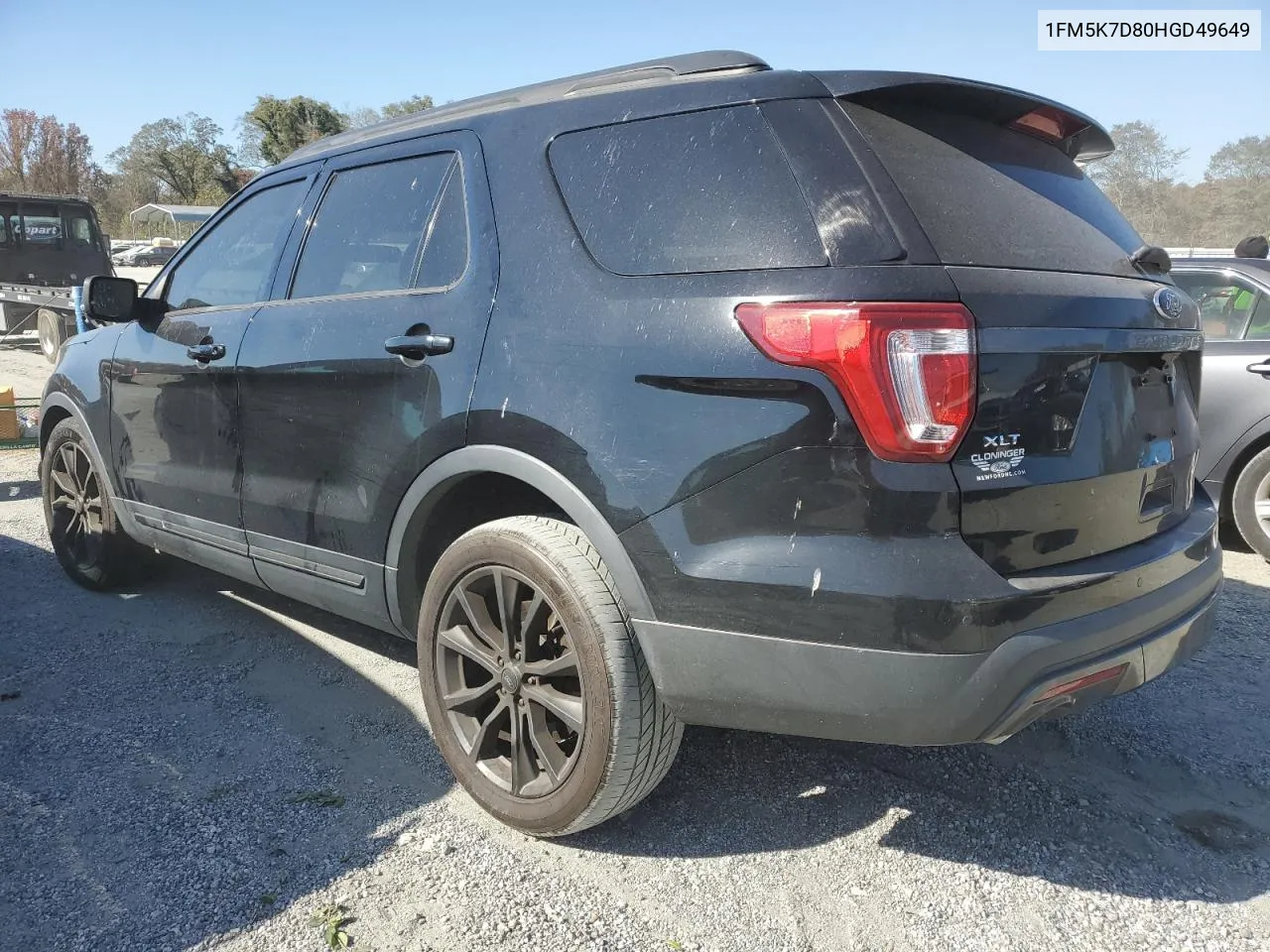 2017 Ford Explorer Xlt VIN: 1FM5K7D80HGD49649 Lot: 77031604