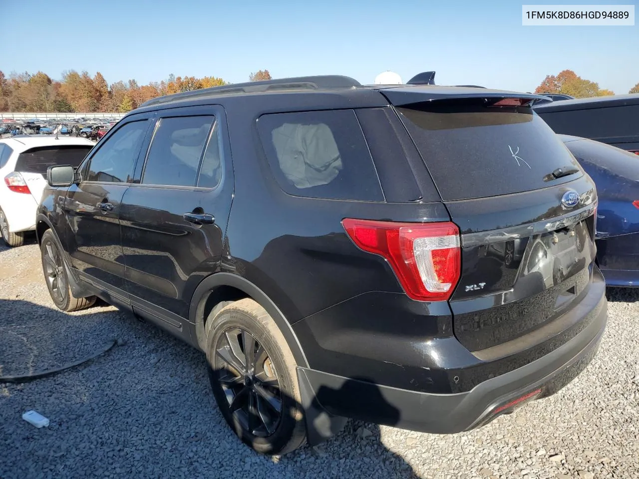 2017 Ford Explorer Xlt VIN: 1FM5K8D86HGD94889 Lot: 77066604