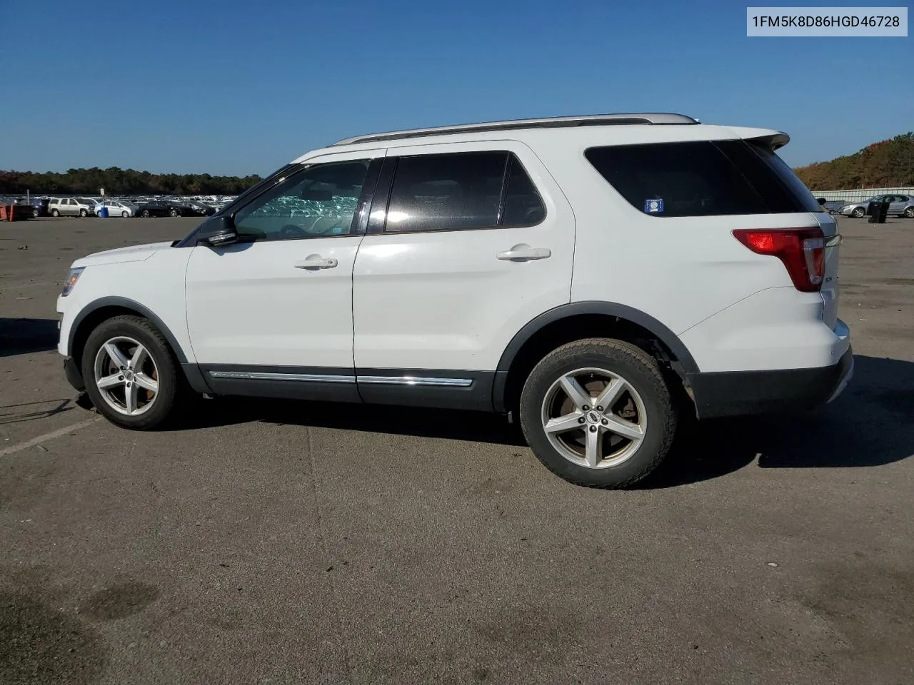 2017 Ford Explorer Xlt VIN: 1FM5K8D86HGD46728 Lot: 77210524