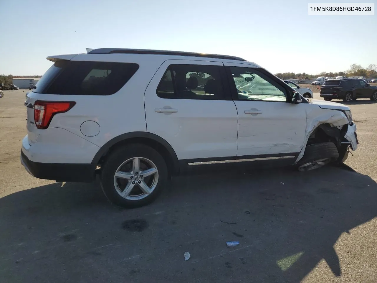 2017 Ford Explorer Xlt VIN: 1FM5K8D86HGD46728 Lot: 77210524