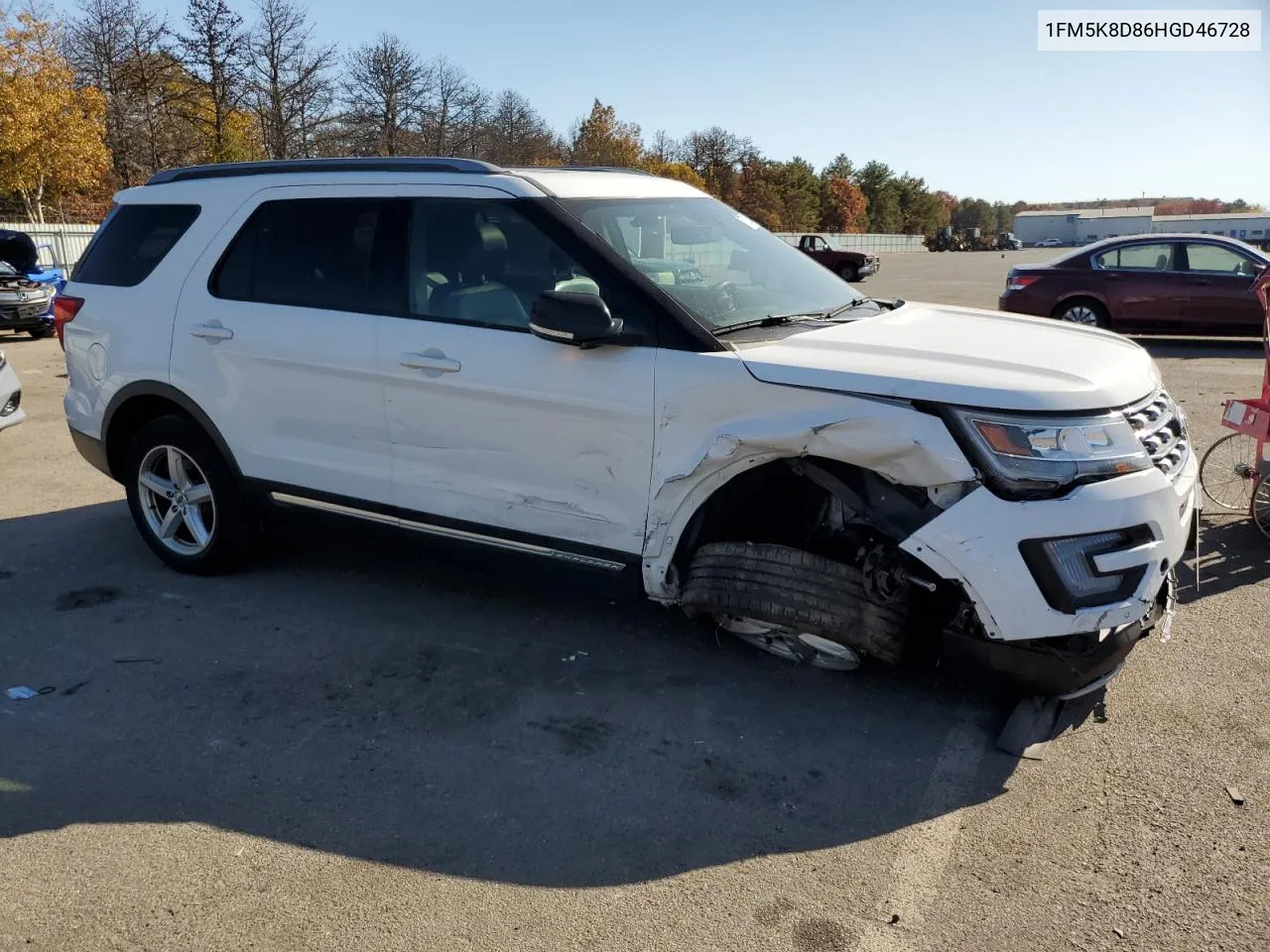 2017 Ford Explorer Xlt VIN: 1FM5K8D86HGD46728 Lot: 77210524