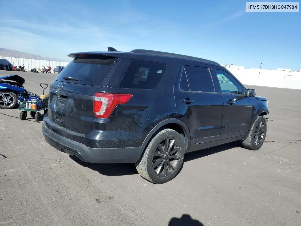 2017 Ford Explorer Xlt VIN: 1FM5K7DH8HGC47984 Lot: 77332944