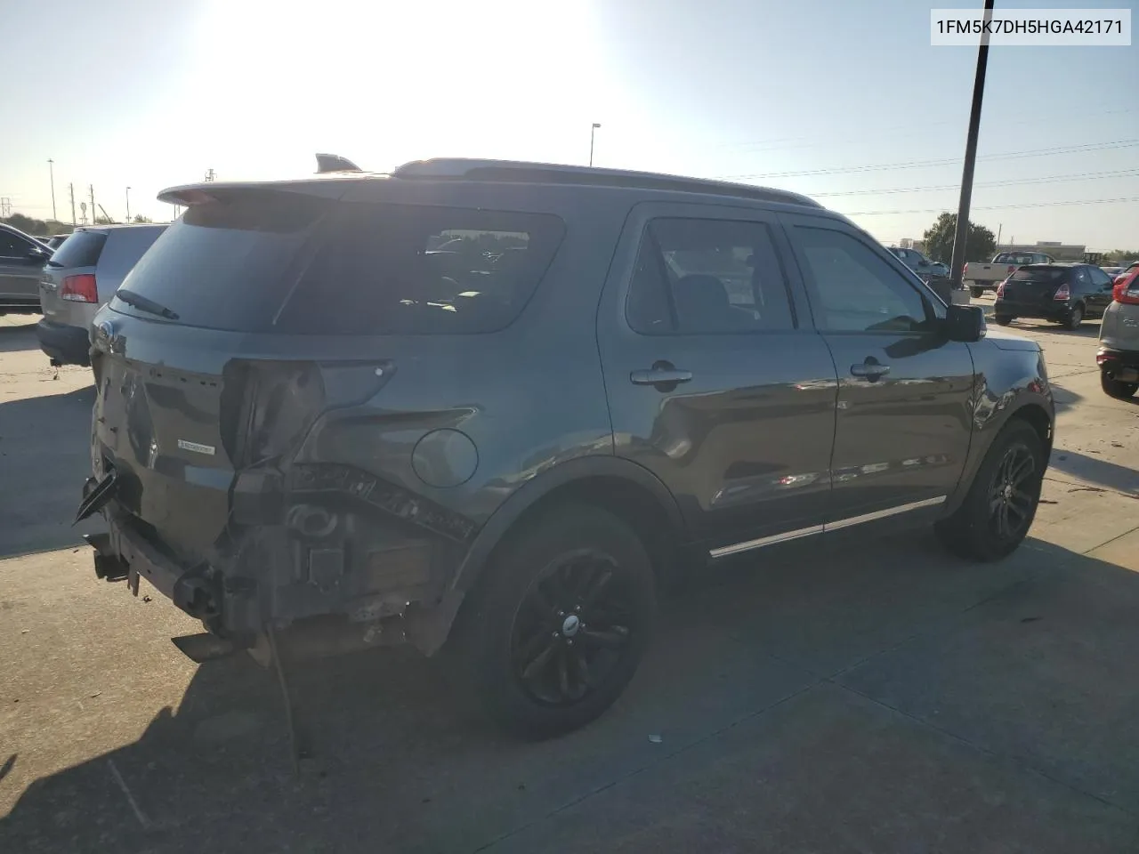 2017 Ford Explorer Xlt VIN: 1FM5K7DH5HGA42171 Lot: 77351144