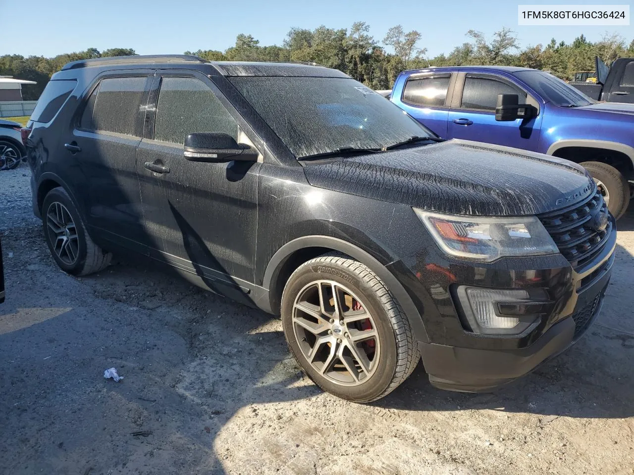 2017 Ford Explorer Sport VIN: 1FM5K8GT6HGC36424 Lot: 77418054