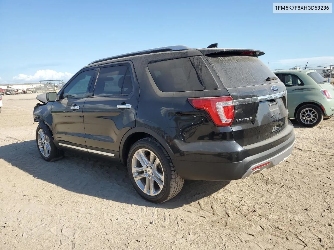 2017 Ford Explorer Limited VIN: 1FM5K7F8XHGD53236 Lot: 77481684